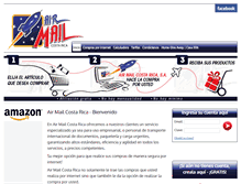 Tablet Screenshot of airmailcr.com